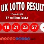 lottery uk results saturday